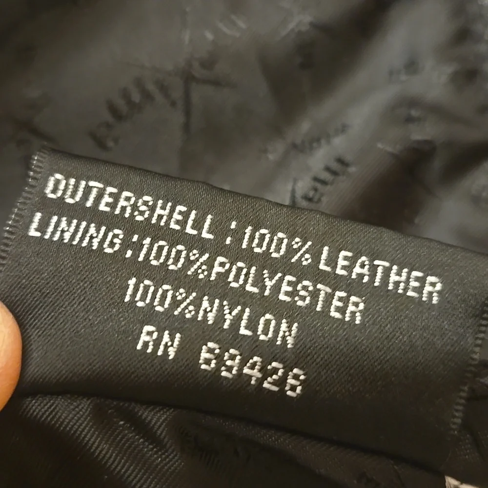 Wilsons Leather Button Jacket With Pockets